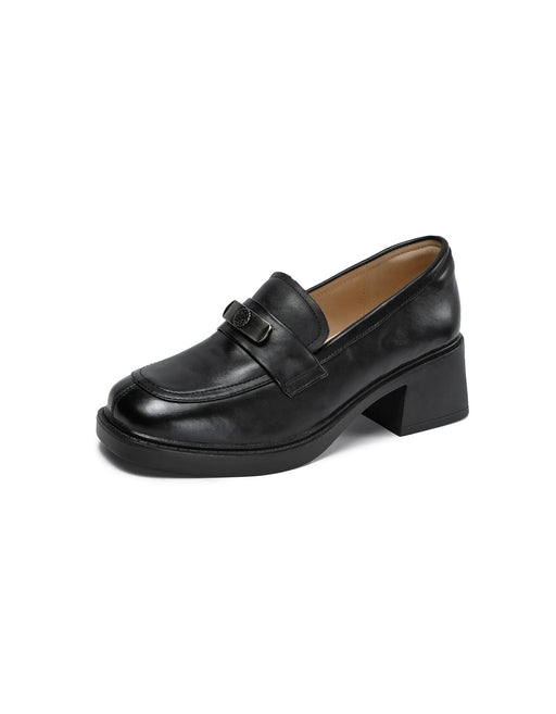 Women's Spring Autumn Iron Decor Comfortable Chunky Heels Loafers, Obiono Sep Shoes Collection 2026, 89.99