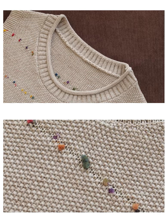 Spring Autumn Round Neck Sleeveless Loose Sweater Vest Feb New In 2026 42.00