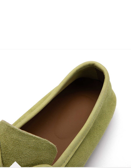 Spring Comfortable Beaded Suede Slip-on Flat Loafers Feb Shoe Collection 2026 89.80