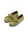 Spring Comfortable Beaded Suede Slip-on Flat Loafers Green Feb Shoe Collection 2026 89.80