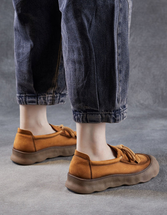 Spring Comfortable Soft Sole Round Toe Retro Flat Shoes for Women Obiono July Shoes Collection 2026 75.00