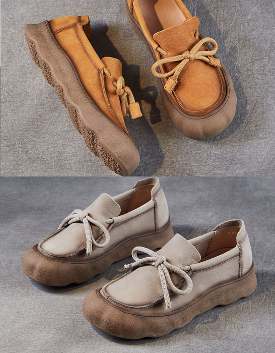 Spring Comfortable Soft Sole Round Toe Retro Flat Shoes for Women Obiono July Shoes Collection 2026 75.00