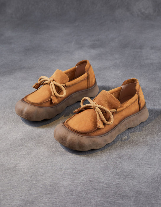 Spring Comfortable Soft Sole Round Toe Retro Flat Shoes for Women Obiono July Shoes Collection 2026 75.00