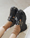 Spring Double-buckles Thick Heel Mary Jane Shoes Black Jan Shoe Collection 2026 89.00