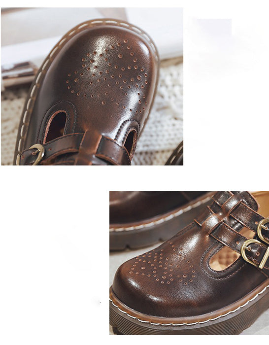 Spring Double-buckles Thick Heel Mary Jane Shoes Details Jan Shoe Collection 2026 89.00