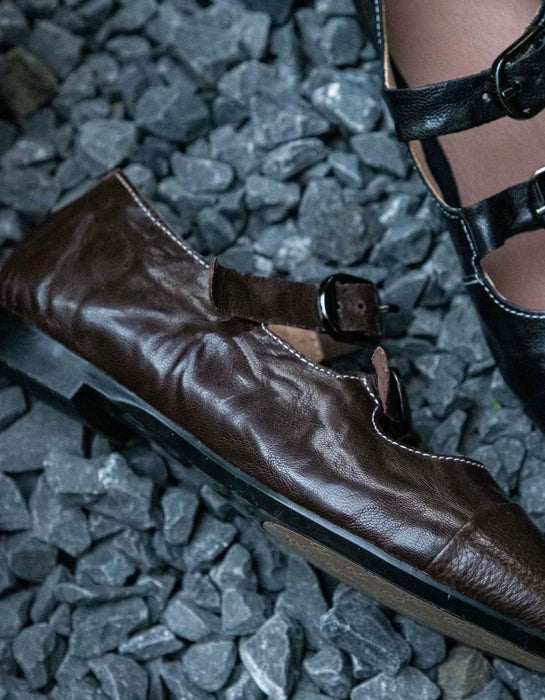 Spring Double Buckle Strap Ballet Mary Janes Shoes Feb Shoes Collection 2026, 83.00