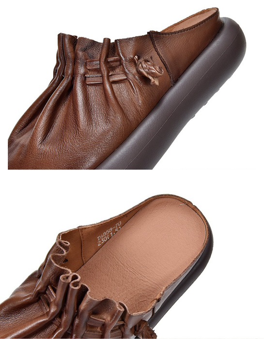 Spring Handmade Round Toe Platform Slippers March Shoe Collection 2026 89.80