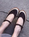 Spring Handmade Single Strap Low-cut Platform Shoes Coffee Jan Shoe Collection 159.00