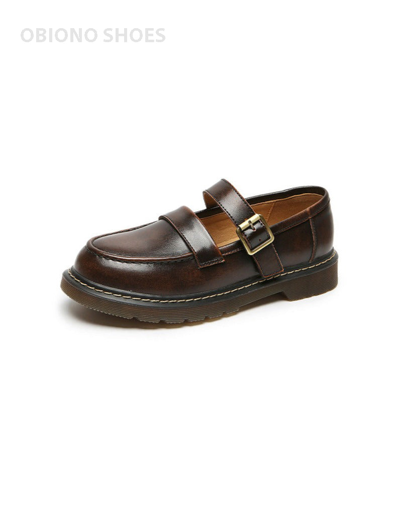 Spring Handmade Vintage Mary Jane Shoes 34-41 — Obiono