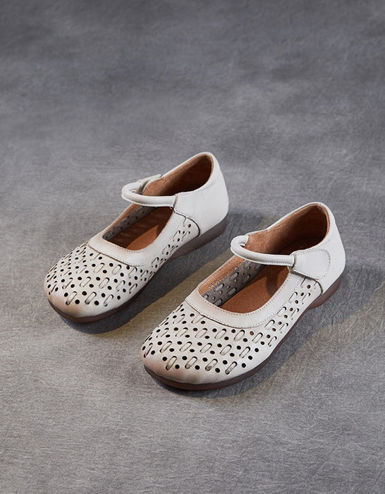 Spring Hollow Breathable  Soft Sole Retro Flat Shoes Feb New In 2026 79.00