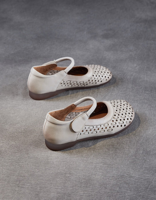 Spring Hollow Breathable  Soft Sole Retro Flat Shoes Feb New In 2026 79.00