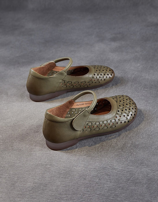 Spring Hollow Breathable  Soft Sole Retro Flat Shoes Feb New In 2026 79.00