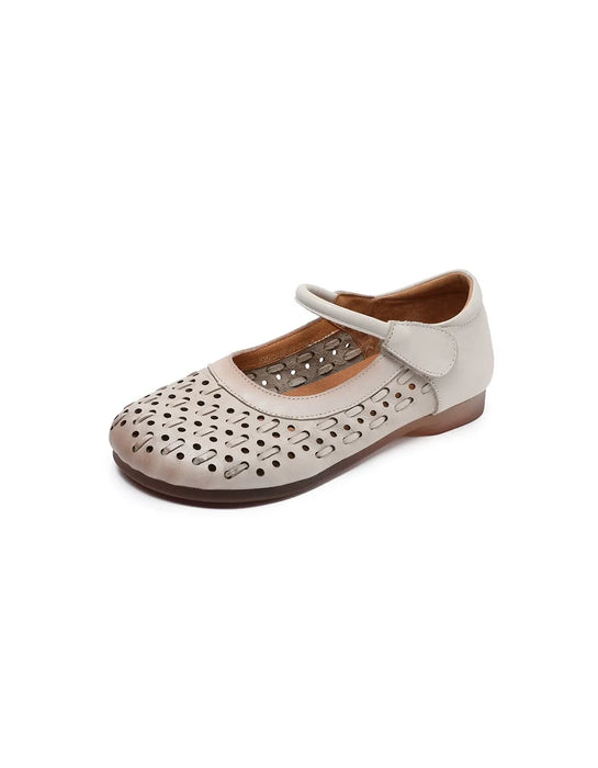 Spring Hollow Breathable  Soft Sole Retro Flat Shoes Feb New In 2026 79.00