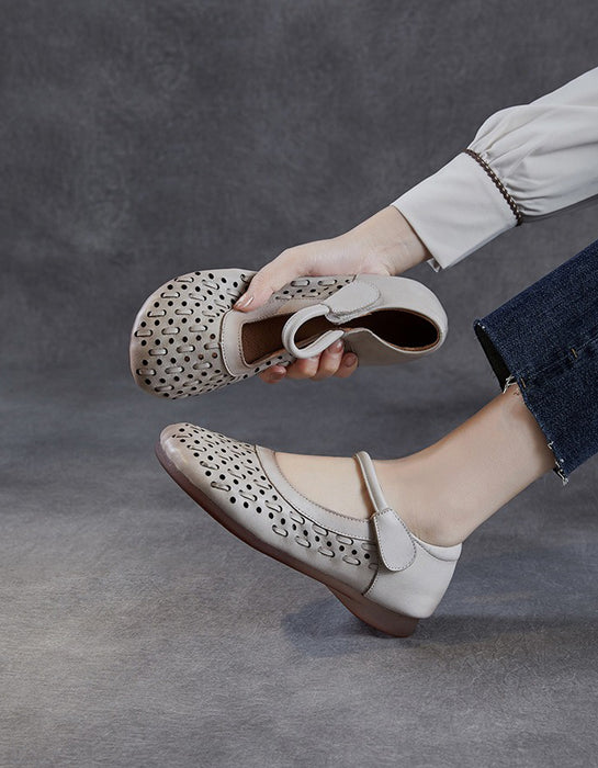 Spring Hollow Breathable  Soft Sole Retro Flat Shoes Feb New In 2026 79.00