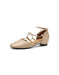 Spring Internal Height Elegant Ankle Strap Pumps Obiono Aug Shoes Collection 93.90