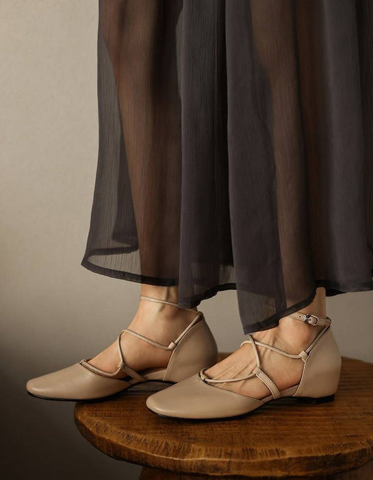 Spring Internal Height Elegant Ankle Strap Pumps Obiono Aug Shoes Collection 93.90 