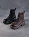Spring Leather Hollow Comfort Chunky Martin Boots for Women Obiono Aug Shoes Collection 2026 97.70
