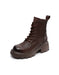 Spring Leather Hollow Comfort Chunky Martin Boots for Women Obiono Aug Shoes Collection 2026 97.70