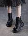 Spring Leather Hollow Comfort Chunky Martin Boots for Women Obiono Aug Shoes Collection 2026 97.70