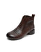 Spring Leather Hollow Soft Sole Retro Ankle Boots for Women Obiono Aug Shoes Collection 2026 85.00