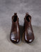 Spring Leather Hollow Soft Sole Retro Ankle Boots for Women Obiono Aug Shoes Collection 2026 85.00