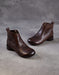 Spring Leather Hollow Soft Sole Retro Ankle Boots for Women Obiono Aug Shoes Collection 2026 85.00