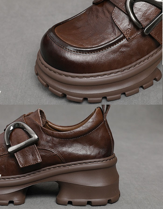 Women's Spring Light-weight Single Strap Chunky Platform Loafers, Oct shoes collection 2026, 88.80