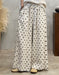 Spring Linen Polka Dot Loose Plus Size Wide Leg Pants Jan Collection 2026 49.70