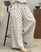 Spring Linen Polka Dot Loose Plus Size Wide Leg Pants Jan Collection 2026 49.70