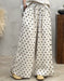 Spring Linen Polka Dot Loose Plus Size Wide Leg Pants Jan Collection 2026 49.70