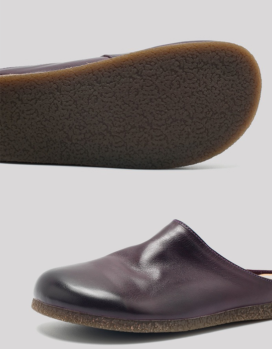 Spring Round Toe Handmade Vintage Leather Slippers Mules Details Feb Shoe Collection 2026 95.00