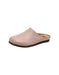 Spring Round Toe Handmade Vintage Leather Slippers Mules April Shoes Collection 2026 95.00