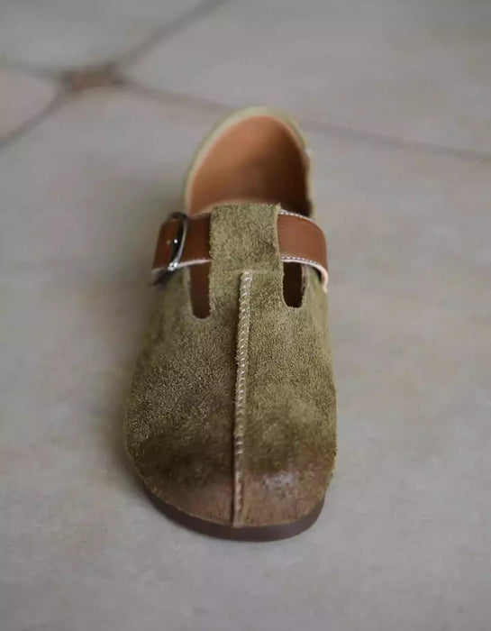 Spring Round Toe Soft Soles Comfortable Suede Clogs March Shoes Collection 2026 86.00