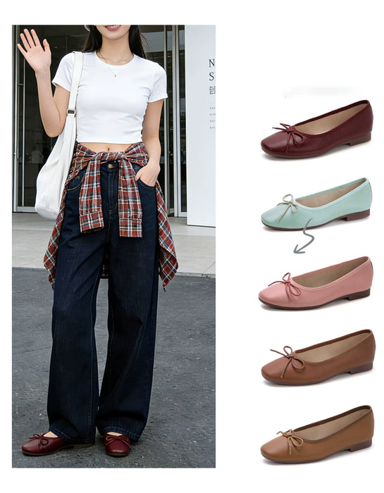 Spring Simple Breathable Comfortable Flat Pumps Obiono Feb Shoe Collection 2026 80.00