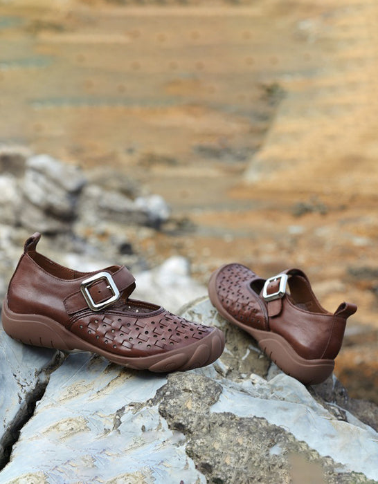 Spring Soft Sole Hollow Breathable Wide Toe Box Shoes April Shoes Collection 2026 88.80