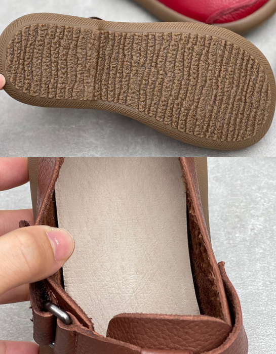 Spring Soft Soles Wide Toe Box Handmade Retro Clogs