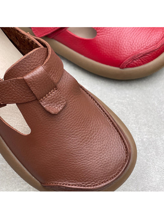 Spring Soft Soles Wide Toe Box Handmade Retro Clogs