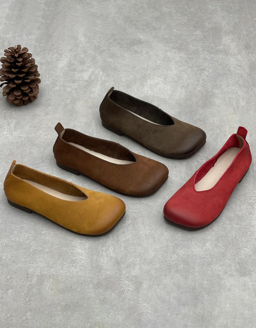 Spring Square Toe Comfortable Soft Soles Retro Flat Shoes for Women, obiono Aug shoes collection 2026, 79.99