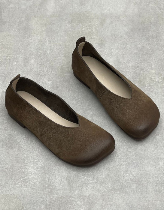 Spring Square Toe Comfortable Soft Soles Retro Flat Shoes for Women, obiono Aug shoes collection 2026, 79.99