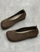 Spring Square Toe Comfortable Soft Soles Retro Flat Shoes Gray, obiono Aug shoes collection 2026, 79.99