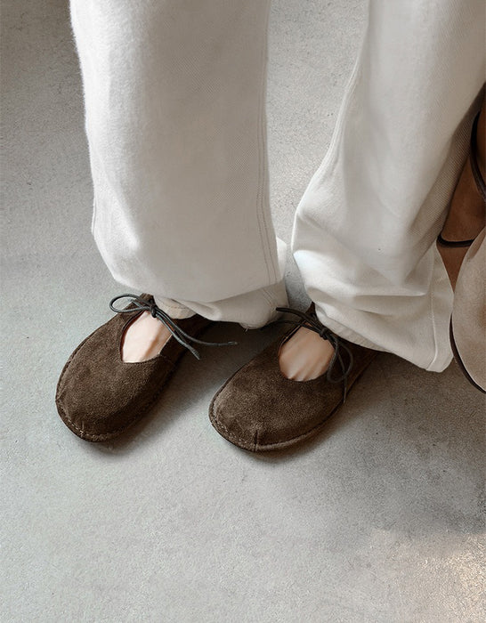 Spring Summer Comfort Suede Mules Slippers