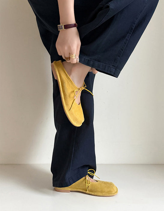 Spring Summer Comfort Suede Mules Slippers
