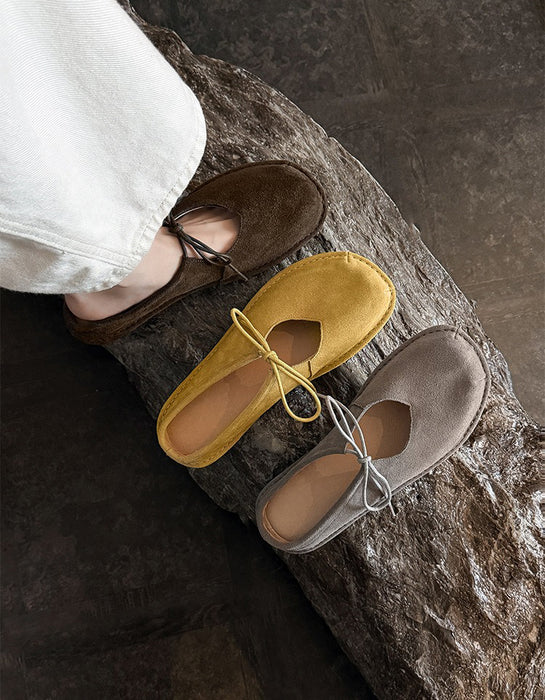 Spring Summer Comfort Suede Mules Slippers