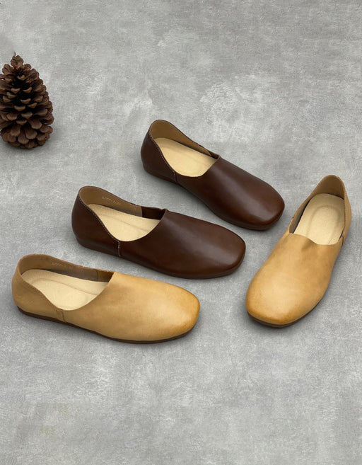 Women's Spring Summer Versatile Soft Soles Retro Flat Pumps Shoes, Obiono Aug shoes collection 2026, 9.99