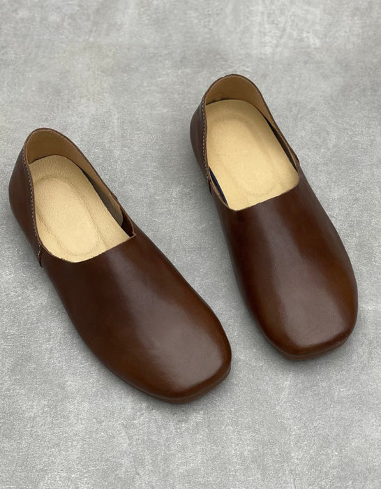 Women's Spring Summer Versatile Soft Soles Retro Flat Pumps Shoes Coffee, Obiono Aug shoes collection 2026, 9.99