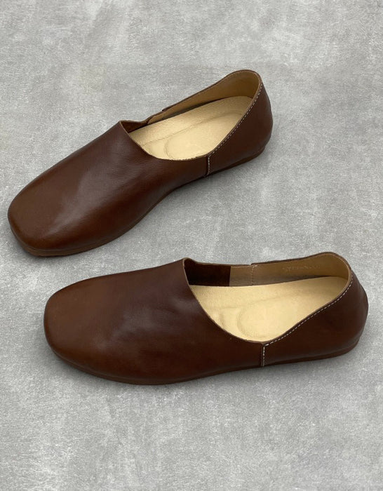Women's Spring Summer Versatile Soft Soles Retro Flat Pumps Shoes Coffee, Obiono Aug shoes collection 2026, 9.99