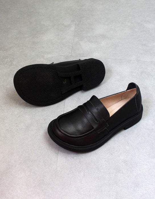 Spring Women Comfortable Wide Toe Box Loafers