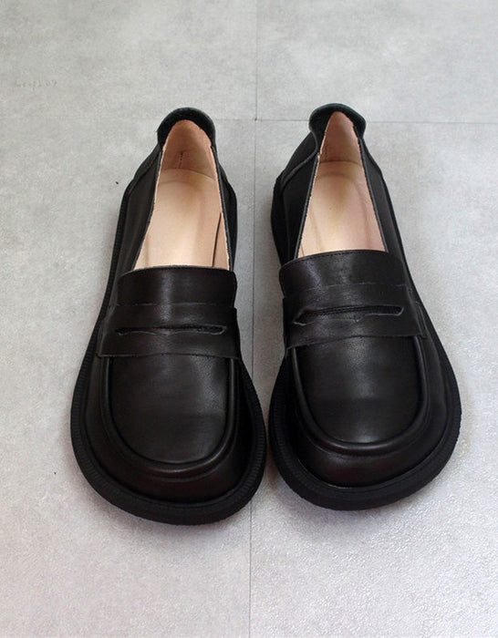 Spring Women Comfortable Wide Toe Box Loafers