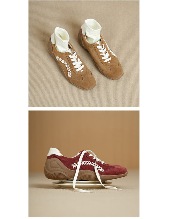 Spring Women's Comfortable Lace-up Casual Shoes March Shoe Collection 2026 105.0