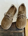 Spring Women's Comfortable Lace-up Suede Clogs Flats, Obiono Sep Shoes Collection 2026, 82.70